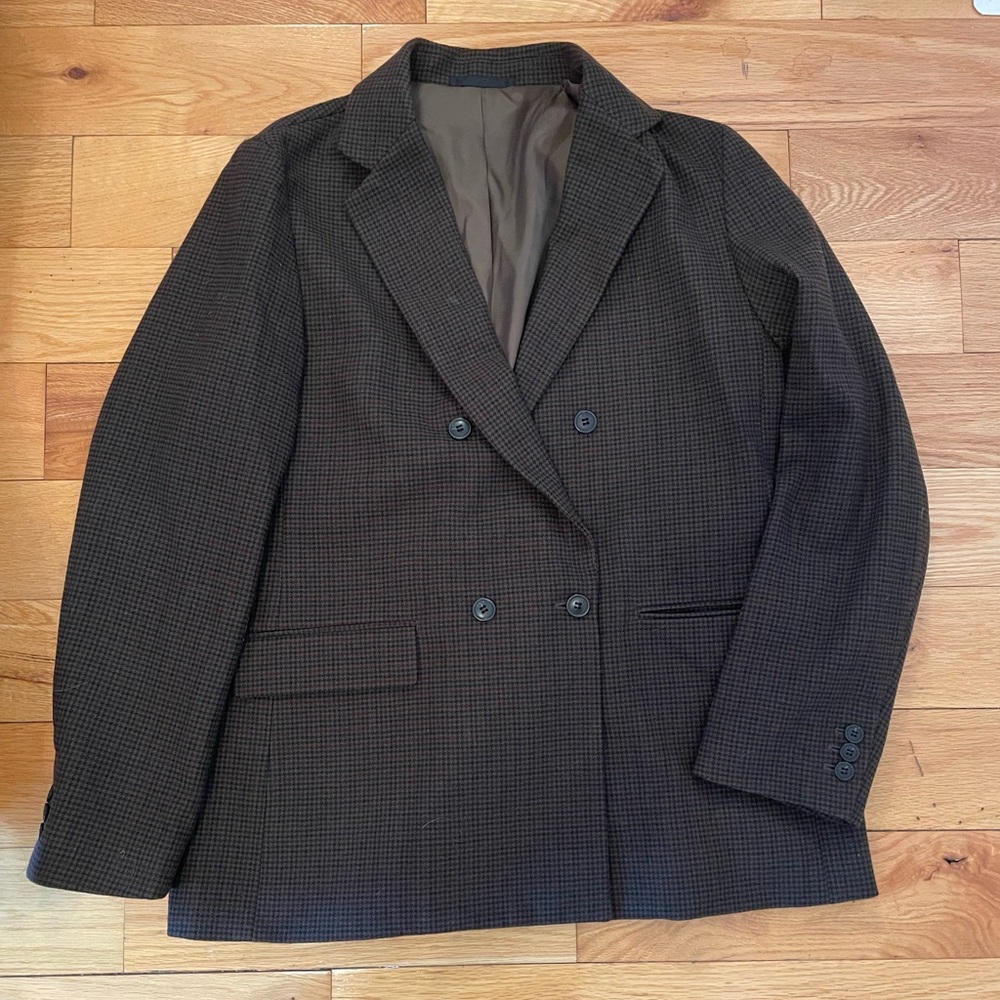 Uniqlo houndstooth blazer